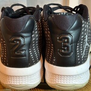 Jordan’s, black and grey, high tops, men’s 9.5